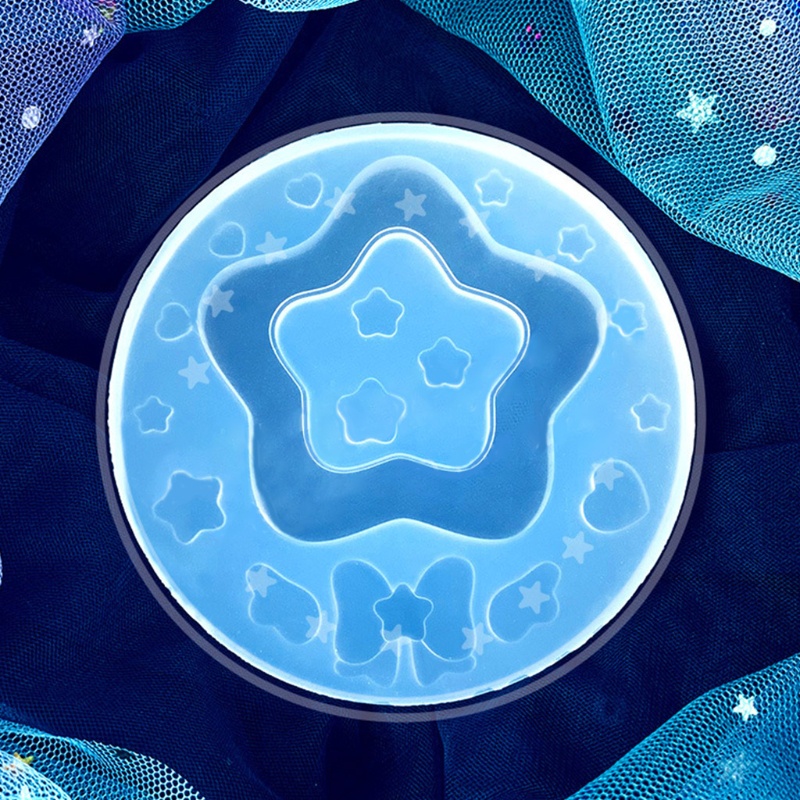 Khuôn Silicone Làm Móc Khóa Bằng Nhựa Resin DIY