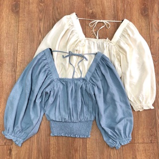 Áo croptop linen F21