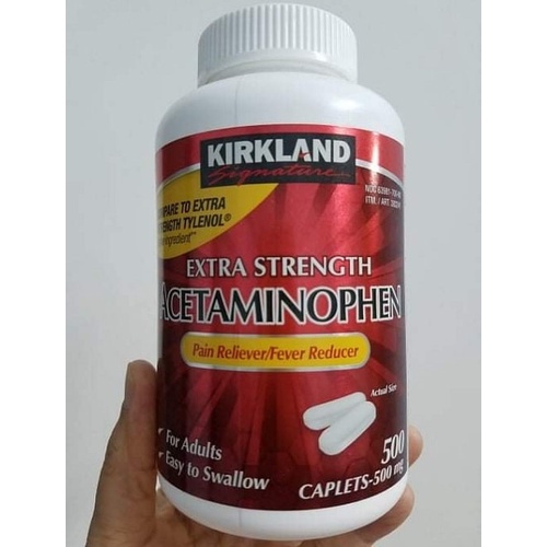 Kirkland Extra Strength Acetaminophen 500mg 500v