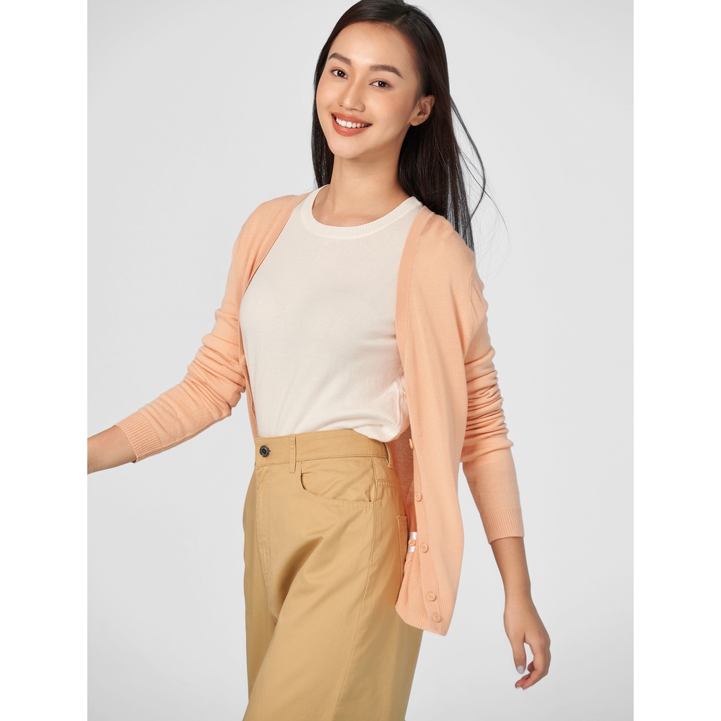Áo khoác len nữ CANIFA dáng dài - 6TC19S001