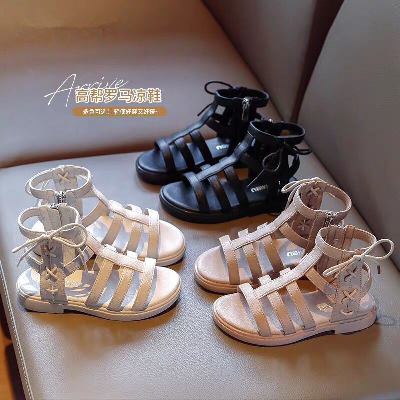 Sandal dây cao cổ cho bé