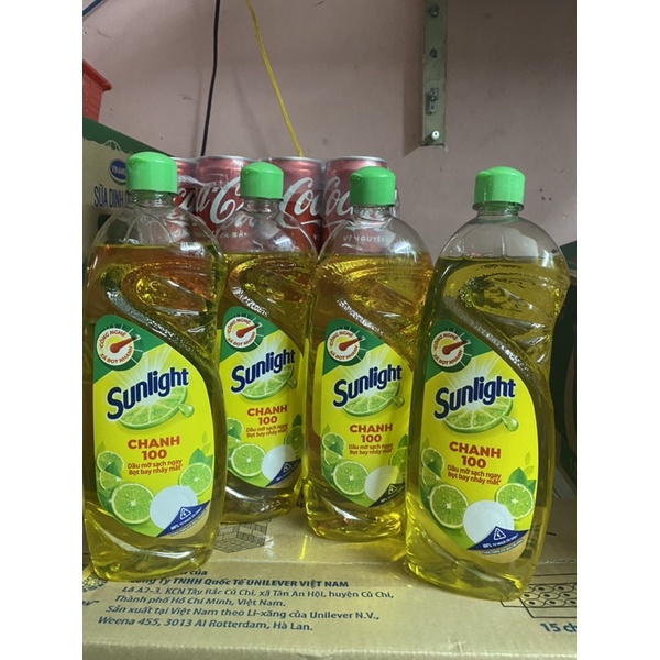 Nước rửa chén Sunlight Chanh