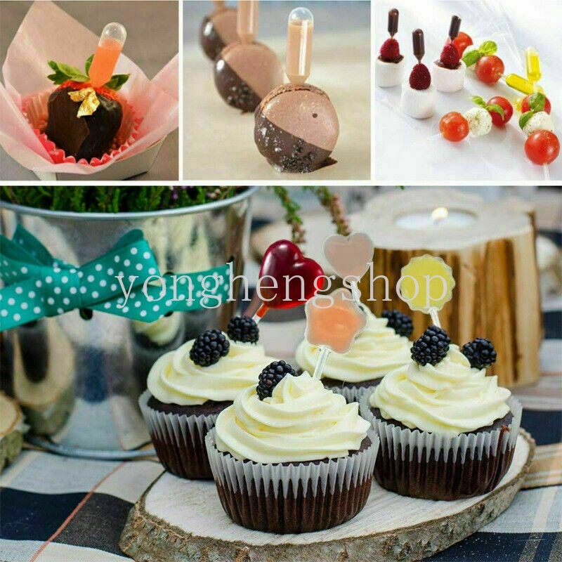 Set 50 Ống Chuyển Dung Dịch Mini 4ml Chuyên Dụng Cho Làm Bánh/ Cupcake/ Món Tráng Miệng