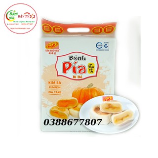 Bánh Pía [Combo 2 Túi] Bánh Pía Kim Sa Bí Đỏ Tân Huê Viên Túi 480gr