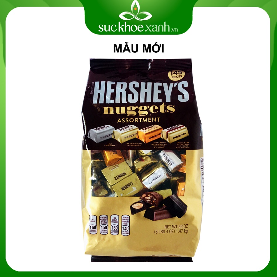 Kẹo socola Hershey's Nuggets Assortment 1.47kg Mỹ