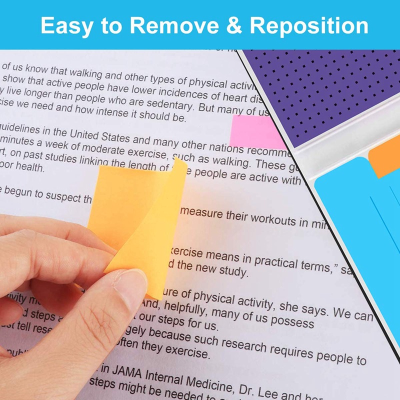 Bộ Sổ Ghi Chú 6 Tờ 432 Cỡ Nhỏ Nhiều Kích Cỡ Có Keo Dính Nhiều Kích Thước