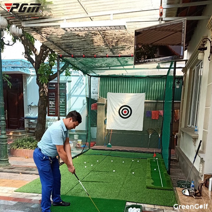 Bộ Lưới khung sắt tập golf 3*3*3m