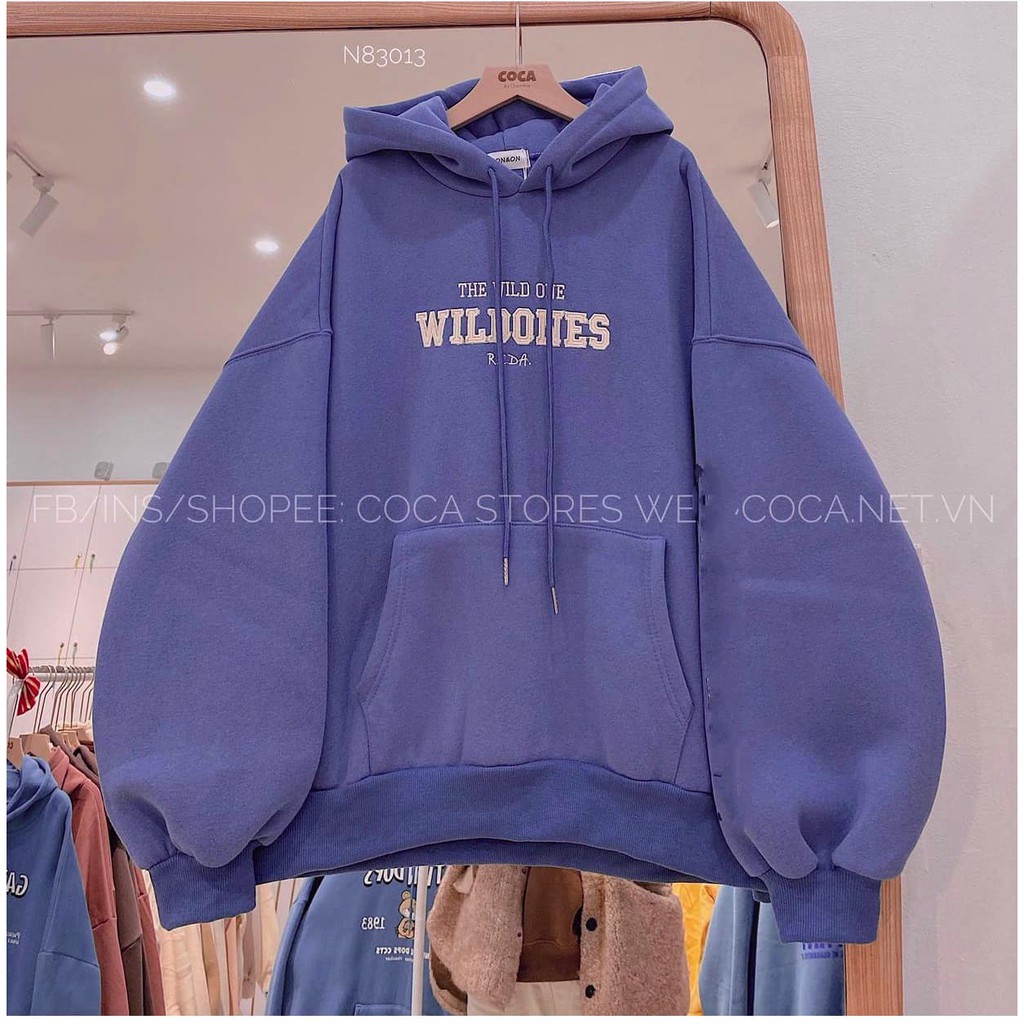 Áo Hoodie Wild, Áo nỉ có mũ thời trang năng động unisex