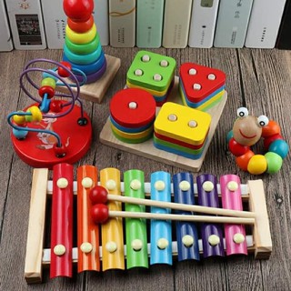 Combo 5 món đồ chơi phát triển trí tuệ cho bé từ 9 tháng tuổi