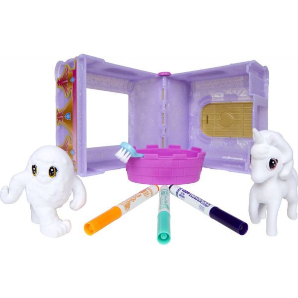 Đồ Chơi CRAYOLA Bộ trang trí thú cưng - Lâu đài Unicorn và quái vật 747357