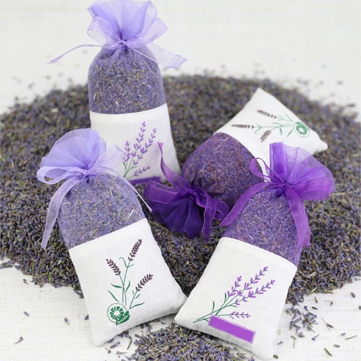 TÚI THƠM LAVENDER, TÚI THƠM ĐỂ PHÒNG, XE ÔTÔ TỦ QUẦN ÁO MÙI THƠM DỊU BỀN LÂU