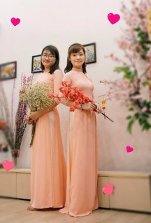 Áo dài nữ sinh viên 4 tà
