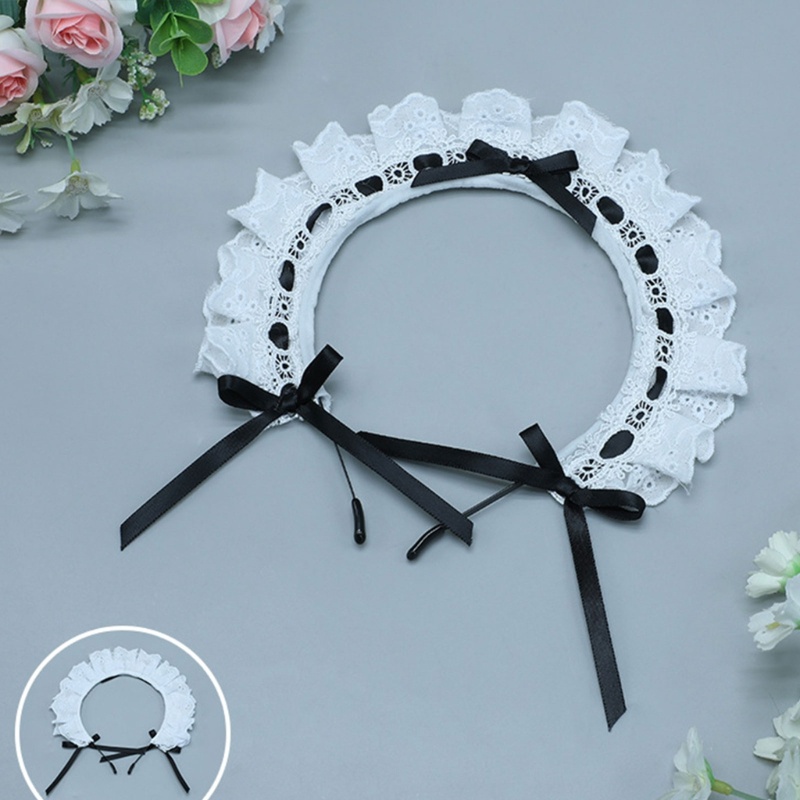 Flgo Băng Đô Ren Xếp Ly Phong Cách Lolita Thanh Lịch Cho Nữ