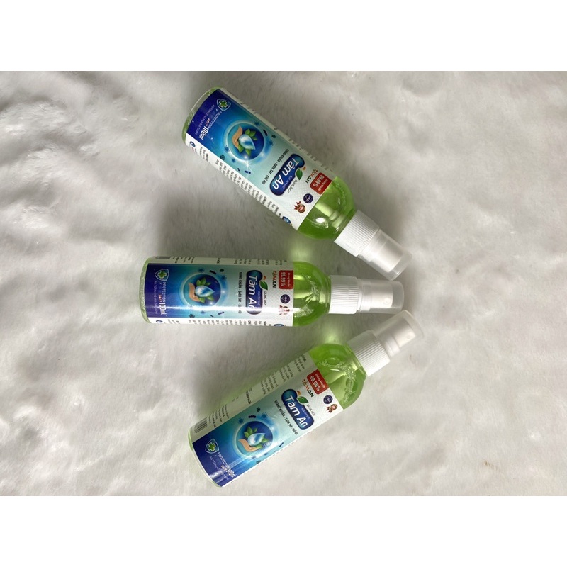 Xịt rửa tay khô Tâm An chai 100ml | BigBuy360 - bigbuy360.vn