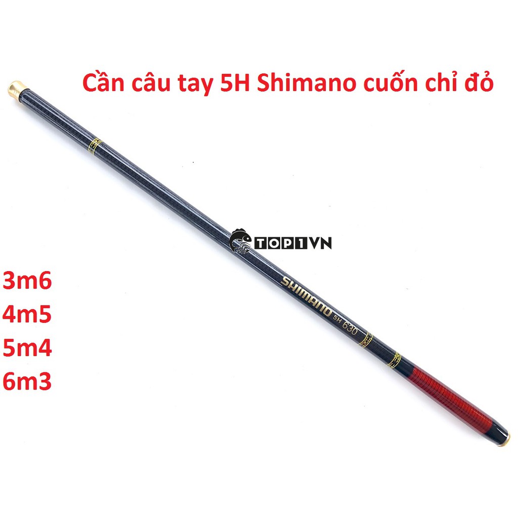 Cần câu tay 5H Shimano cuốn chỉ đỏ - Top1VN