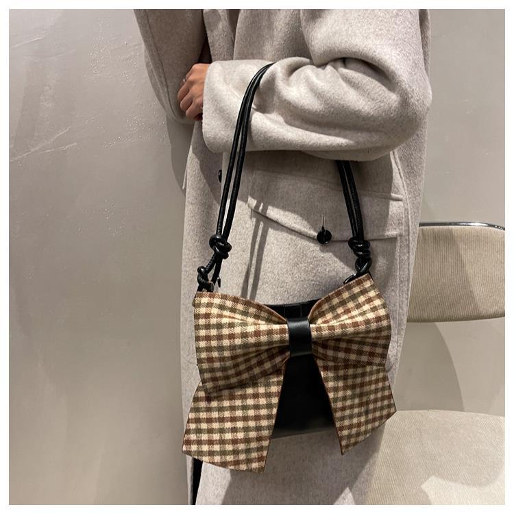 Túi Đeo Chéo Da PU Đính Nơ Hiện Có 4 Màu 2022