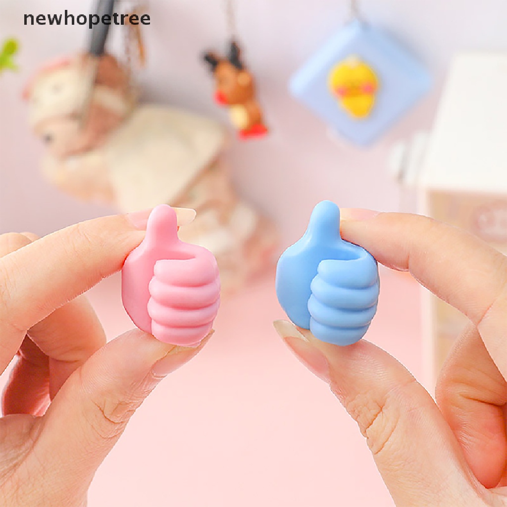 Giá Đỡ Cáp Sạc USB Hình Ngón Tay Cái Sáng Tạo Thú Vị