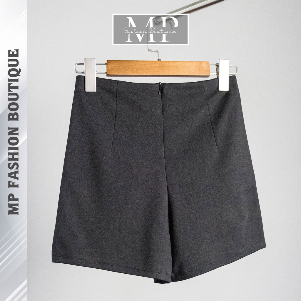 Quần Ngắn Nữ Short Lưng Cao Tôn Dáng Khóa Giọt Lệ MP FASHION BOUTIQUE P66