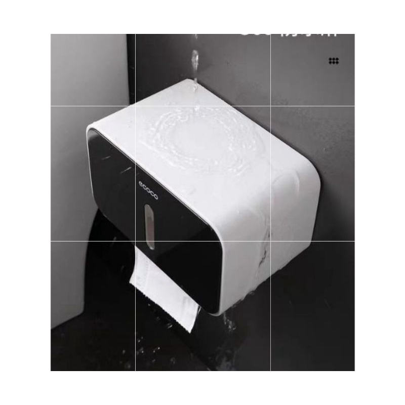 Hộp đựng giấy vệ sinh ECOCO chống thấm nước, không cần khoan tường 1903 TA