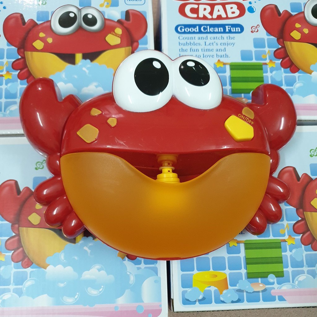 Cua tạo bọt, Cua thổi bong bóng có nhạc, Đồ chơi nhà tắm cho bé