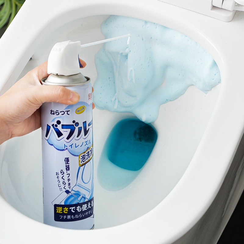 Chai Xịt Tẩy Rửa Bồn Cầu Dạng Bọt Tuyết, Loại Bỏ Vi Khuẩn, Vế Ố Vàng-Dung Tích 500ML-Hàng Nội Địa Trung T3-054