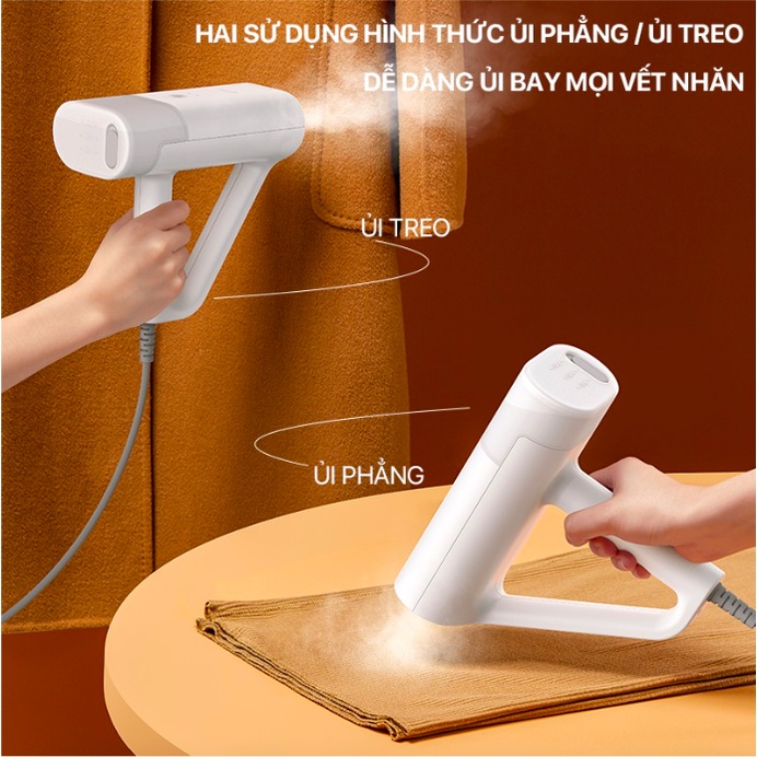 Bàn ủi hơi nước cầm tay xiaomi deerma hs100, xiaomi zanjia gt-306lw - ảnh sản phẩm 7