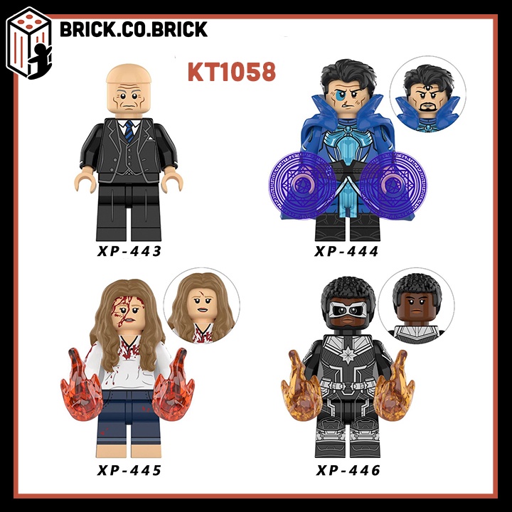 Đồ chơi Minifigure Lắp ráp Nhân Vật Doctor Strange Siêu anh Hùng Đa Vũ Trụ Hỗn Loạn Multiverse of Madness KT1058