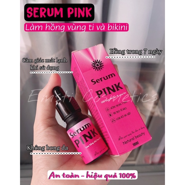 SERUM PINK - làm hồng vùng nhũ hoa và bikini