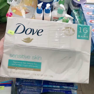 💠💠 XÀ BÔNG CỤC DOVE SENSITIVE SKIN - DÀNH CHO DA NHẠY CẢM