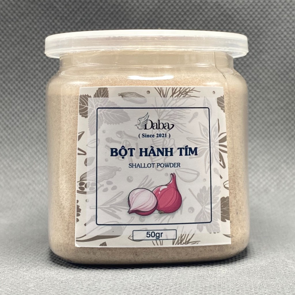 Shallot Powder - Bột hành tím sấy nguyên chất ướp thịt heo gà bò cừu dê, tạo vị món ăn, bột nêm cho bé ăn dặm, cắm trại