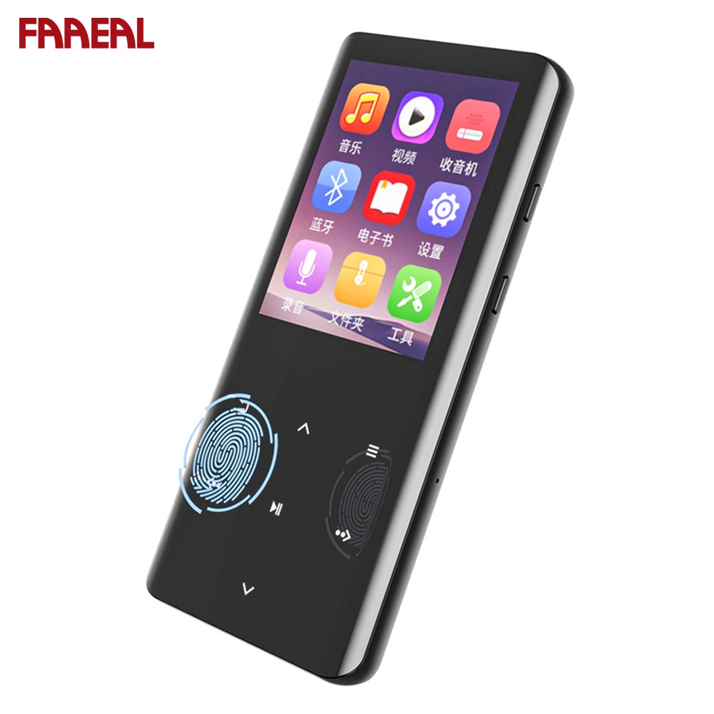Máy Nghe Nhạc MP3 FAAEAL RUIZU D18 Kết Nối Bluetooth 32GB Tích Hợp Đài FM / Ghi Âm / Video