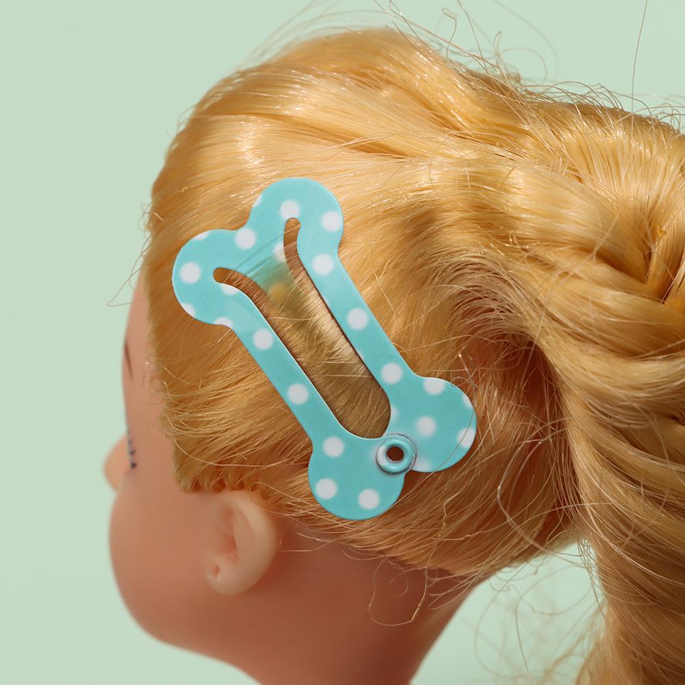 Set 5 Kẹp Tóc Chấm Bi Cho Búp Bê