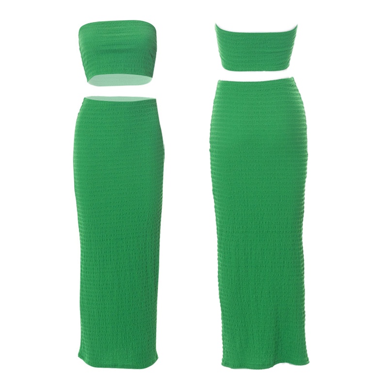 Bộ Đầm 2 Mảnh Thời Trang Đi Biển Dành Cho Nữ