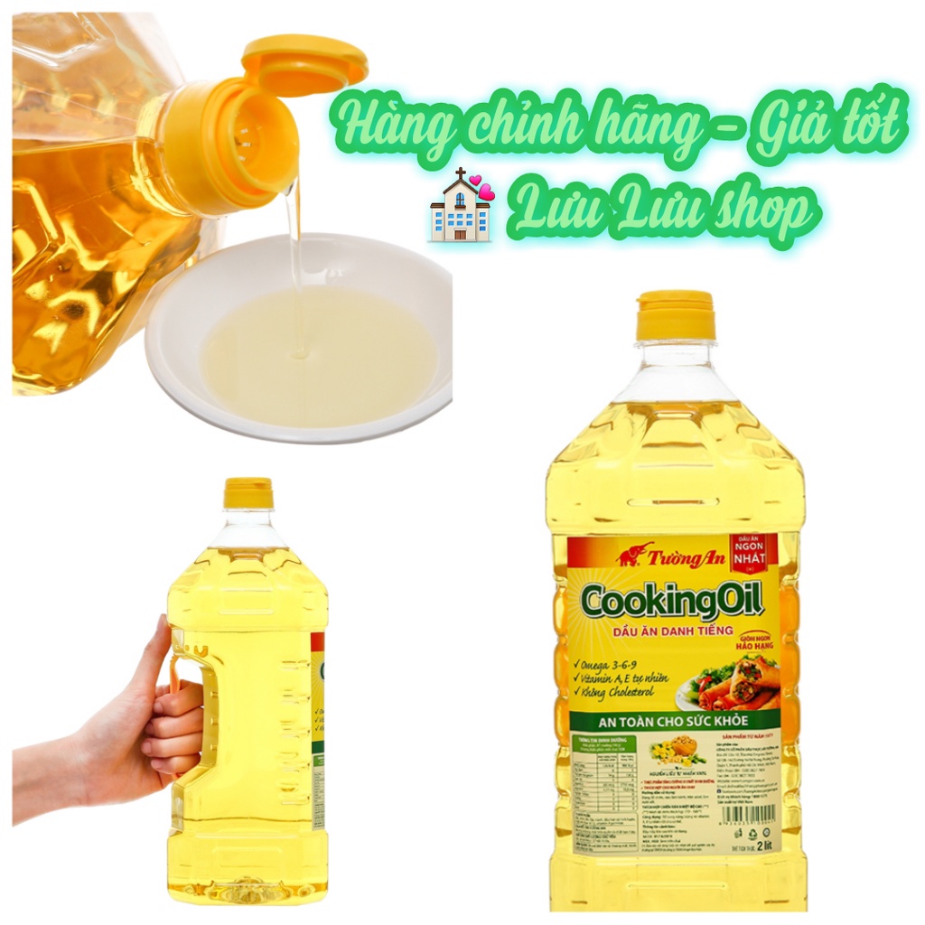 Dầu thực vật Tường An Cooking oil chai 2l