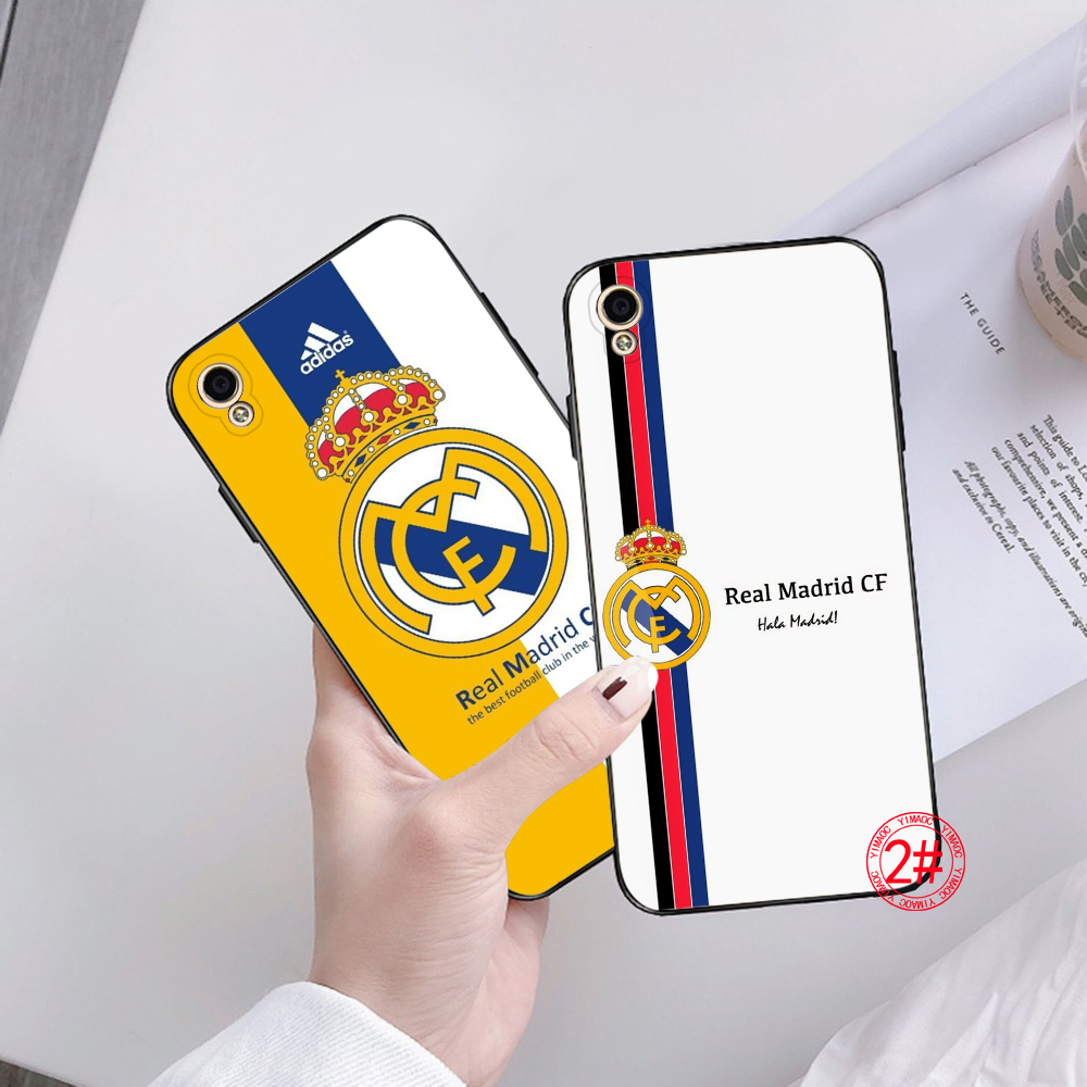 Ốp Điện Thoại Mềm Hình Logo Real Madrid 129n Cho Oppo A15 A15S A54 A94 A95 F19 Plus Reno 5f Lite