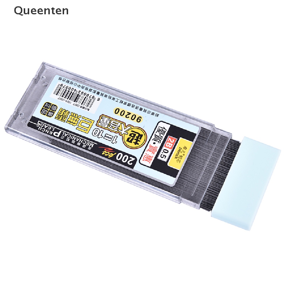 Hộp 200 ruột bút chì bấm 2b màu than