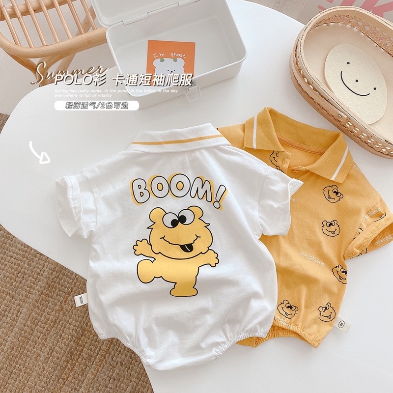 Body hình chú ếch vàng cực sang chảnh chất cotton co giãn 4 chiều