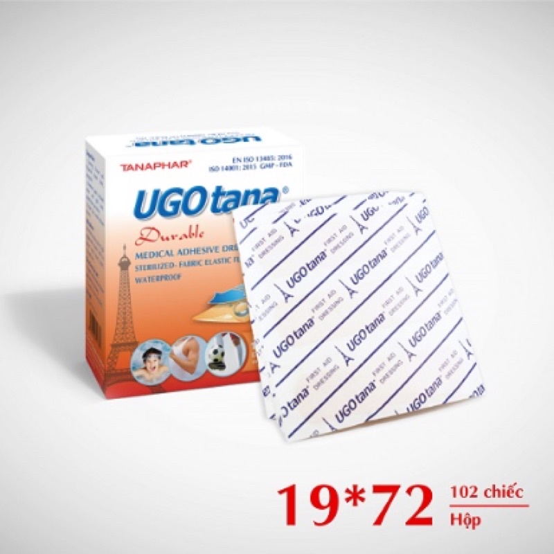 Hộp 102 miếng băng dán cá nhân UgoTana