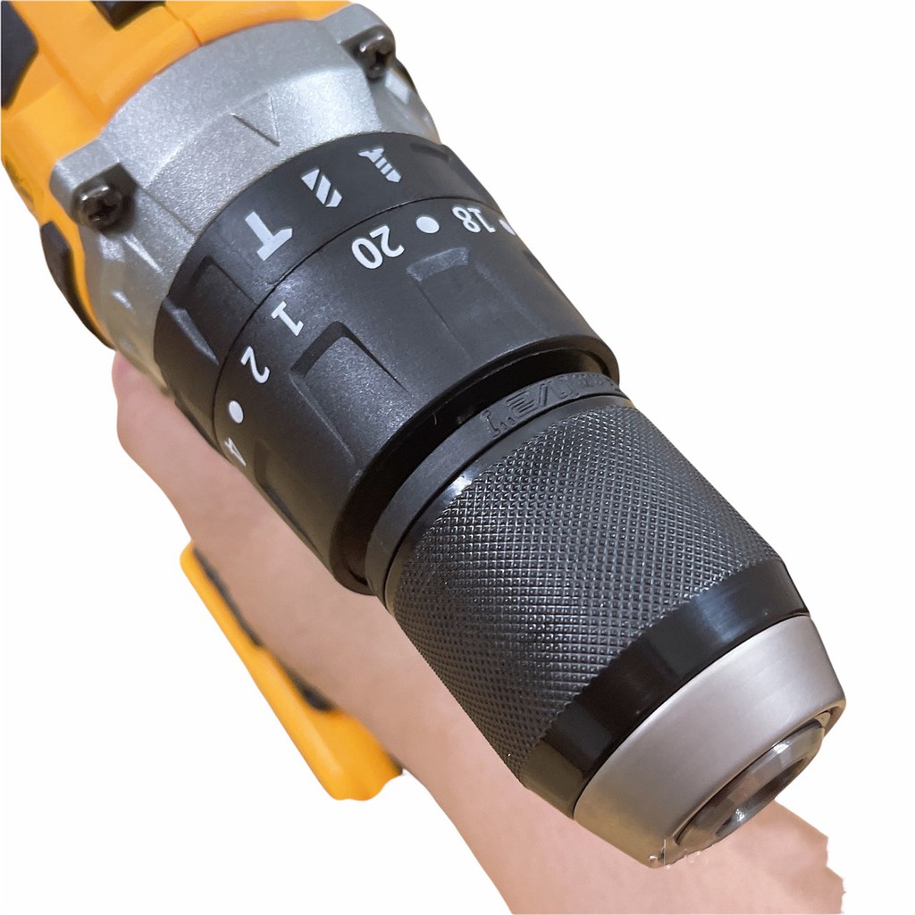 Máy khoan dùng pin De.Walt DCD 996 Kèm 02 Pin 20v Động Cơ Không Chổi Than Hàng cao cấp Tặng 21 Phụ Kiện+MK6