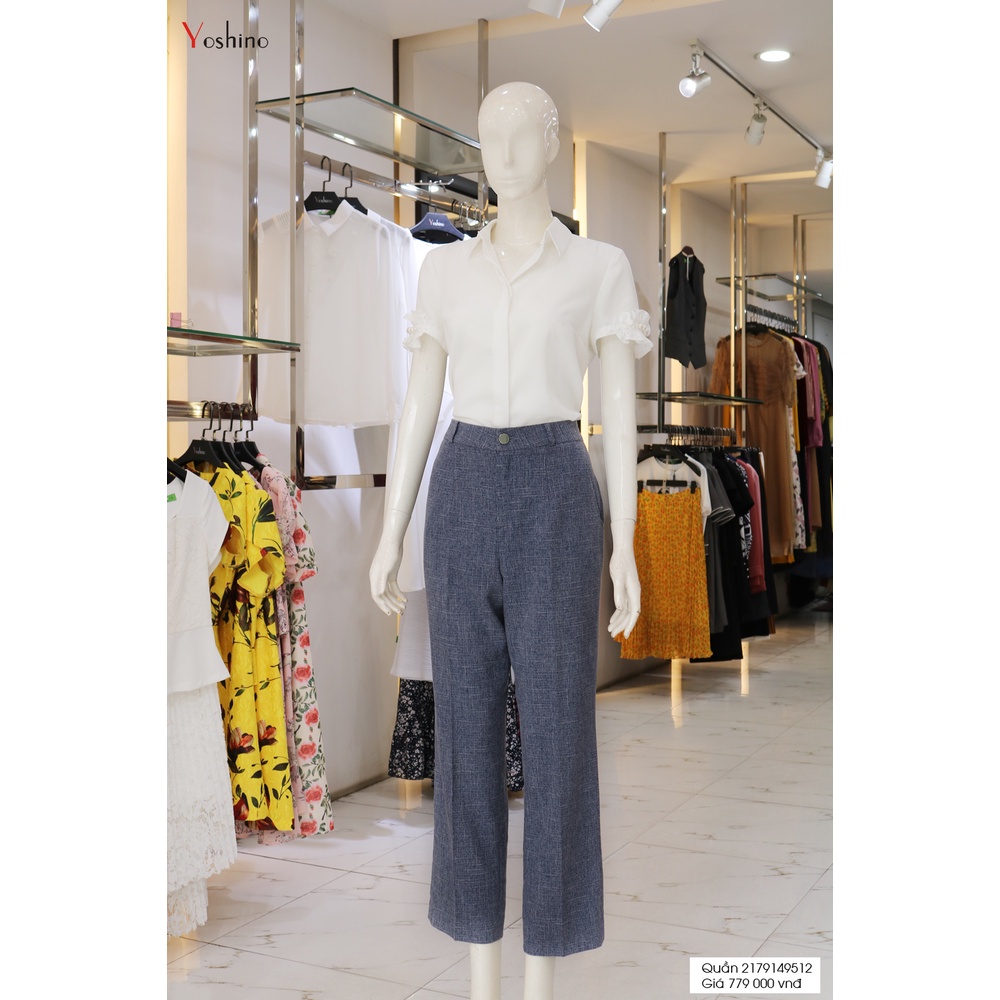 Quần Côn Màu Ghi Xanh Tôn Dáng Sang Chảnh YOSHINO 2179149512