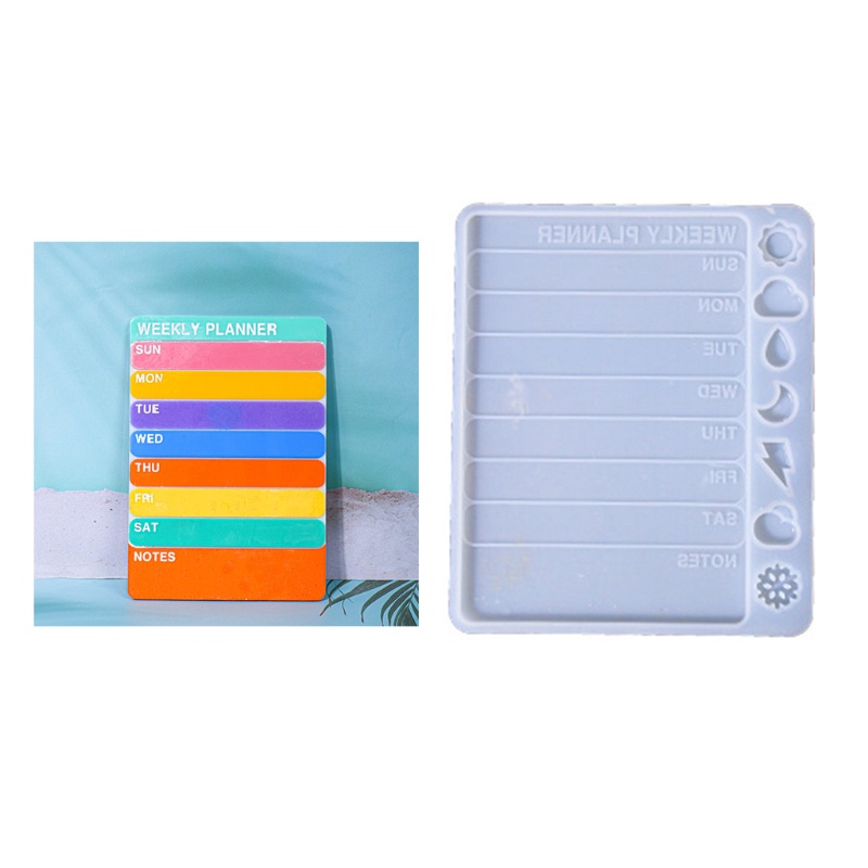 Sa Khuôn Silicone Làm Lịch Hình Thời Tiết Đáng Yêu