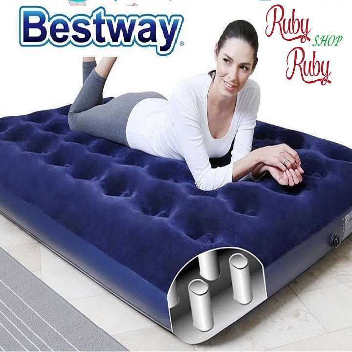 Nệm hơi đệm hơi Bestway 67004 : 1,8m x 2m x 22cm kèm bơm hơi