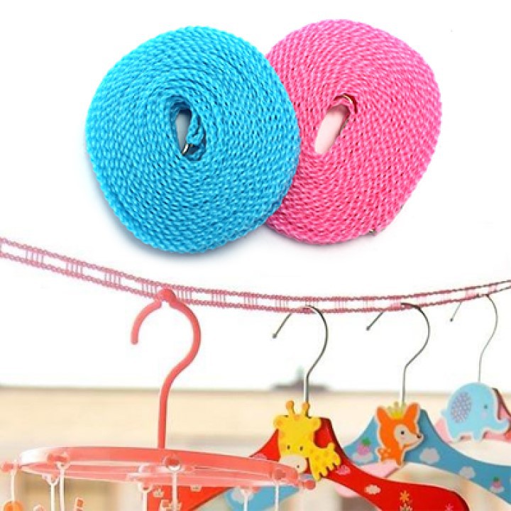 [CUỘN 3-5M] Dây Phơi Đồ, Dây Phơi Quần Áo Có Lỗ Móc Loại 5m | BigBuy360 - bigbuy360.vn