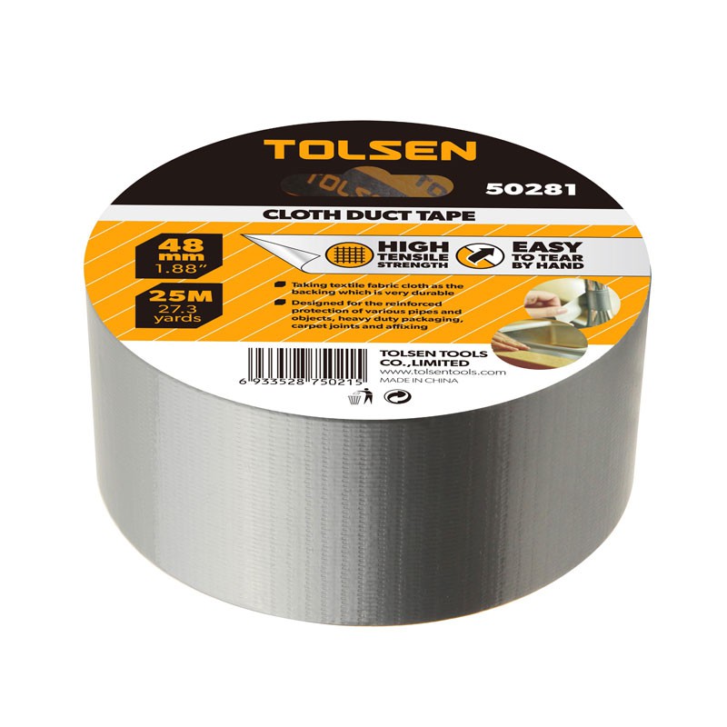 ⚡️FLASH SALE 50%⚡️BĂNG KEO VẢI DUCT TAPE - SIÊU DÍNH TOLSEN 50281 50282