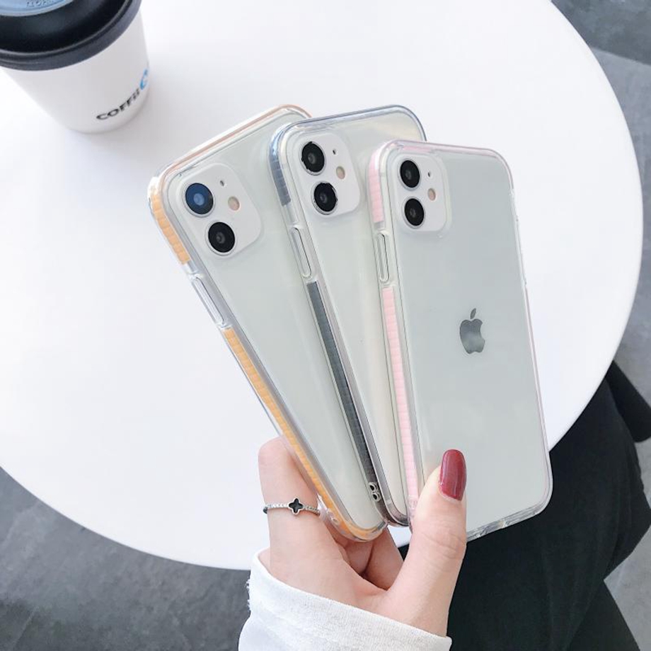 Iphone 12 11 Pro Max SE 2020 Xs Xr Max 7 8 6 6s Plus Ốp Lưng Mềm Chống Rơi Màu Kẹo Ngọt Cho | BigBuy360 - bigbuy360.vn