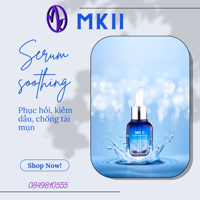 Serum Soothing phục hồi MKII COSMETICS