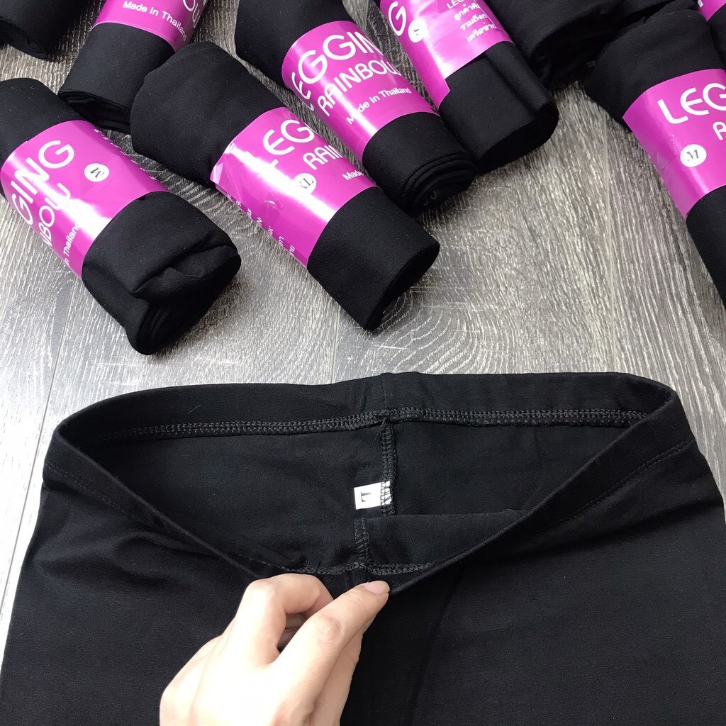 Quần legging lửng vải thun cotton cao cấp biker nữ đùi ngố đồ mặc nhà dáng ôm bó tập gym yoga Quần legging đùi freesize