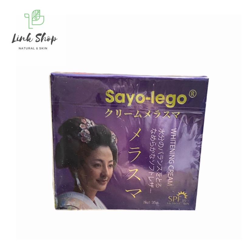 KEM DƯỠNG TRẮNG DA CAO CẤP SAYO-LEGO TÍM 35g mẩu mới