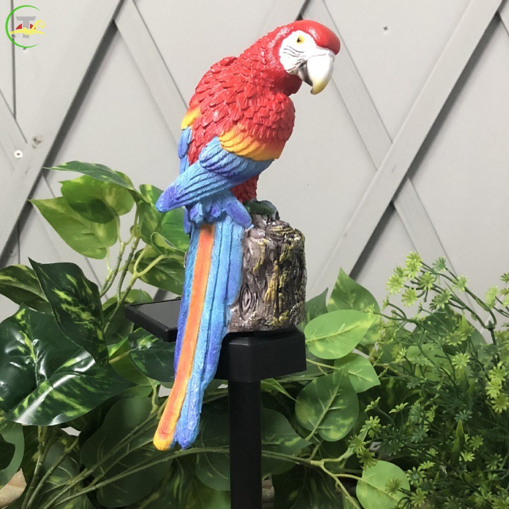 Đèn Led Trang Trí Sân Vườn Hình Chim Vẹt Nhiệt Đới Sử Dụng Năng Lượng Mặt Trời