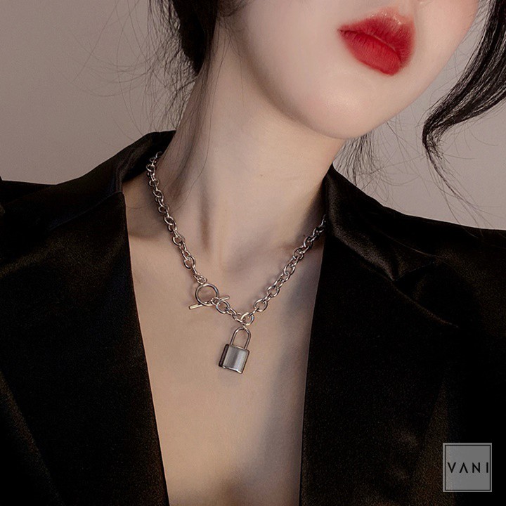 Dây Chuyền Hình Ổ Khóa Phong Cách Độc Lạ Cá Tính - Vani Store [TS000364-O7]